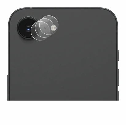 Imagen del dispositivo Apple iPhone 16e (SÓLO Cámara) con una amplia variedad de protectores de pantalla.