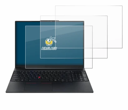 Imagen del dispositivo Lenovo ThinkPad E16 Gen 3 con una amplia variedad de protectores de pantalla.