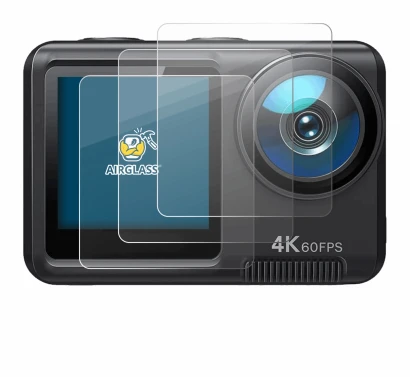 Imagen del dispositivo Wolfang GA420 con una amplia variedad de protectores de pantalla.