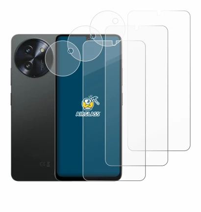 Imagen del dispositivo Doogee Note 59 Pro Plus (Frontal+Cámara) con una amplia variedad de protectores de pantalla.