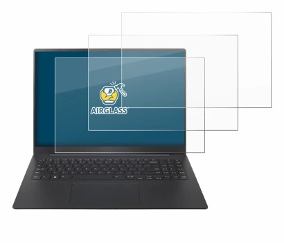 Imagen del dispositivo LG gram Pro 16 2025 con una amplia variedad de protectores de pantalla.