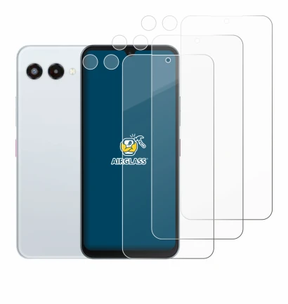 Imagen del dispositivo Telekom T Phone 3 (Frontal+Cámara) con una amplia variedad de protectores de pantalla.