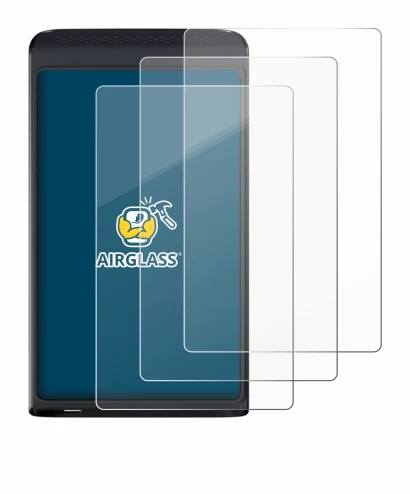 Imagen del dispositivo Vasco Translator Q1 con una amplia variedad de protectores de pantalla.