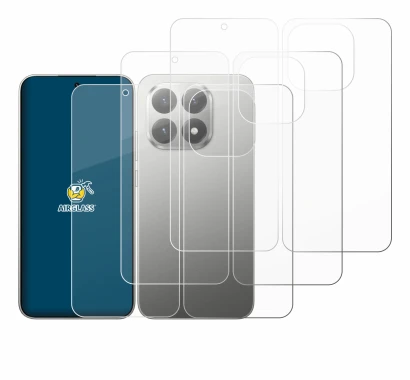 Imagen del dispositivo Xiaomi 15T (Frontal+Trasero) con una amplia variedad de protectores de pantalla.