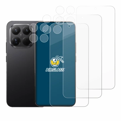 Imagen del dispositivo Xiaomi 15T Pro (Frontal+Cámara) con una amplia variedad de protectores de pantalla.