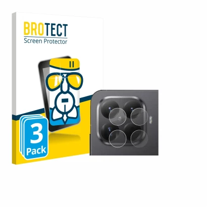 Parte frontal de un envase de producto con el logotipo de la marca BROTECT. Al lado se muestra el dispositivo Xiaomi 15T Pro (