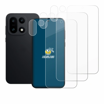 Imagen del dispositivo OnePlus 15 (Frontal+Cámara) con una amplia variedad de protectores de pantalla.