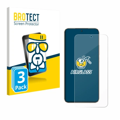 Parte frontal de un envase de producto con el logotipo de la marca BROTECT. Al lado se muestra el dispositivo Honor Magic 8 Li