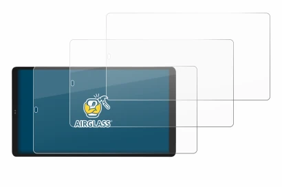 Imagen del dispositivo Shelly Wall Display X2i con una amplia variedad de protectores de pantalla.