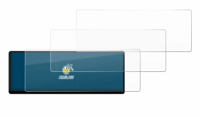 Imagen del dispositivo Corsair Xeneon Edge 14.5" con una amplia variedad de protectores de pantalla.