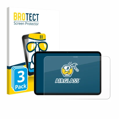 Parte frontal de un envase de producto con el logotipo de la marca BROTECT. Al lado se muestra el dispositivo Blackview Oscal