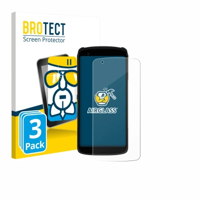 Parte frontal de un envase de producto con el logotipo de la marca BROTECT. Al lado se muestra el dispositivo Zebra TC22R con 