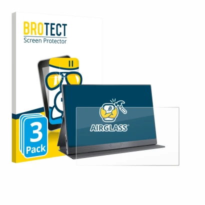 Parte frontal de un envase de producto con el logotipo de la marca BROTECT. Al lado se muestra el dispositivo CUIUIC GS156B2 c