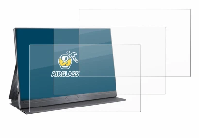 Imagen del dispositivo CUIUIC GS156B2 con una amplia variedad de protectores de pantalla.