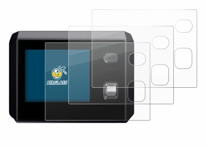 Imagen del dispositivo SkyRC MC5000 con una amplia variedad de protectores de pantalla.