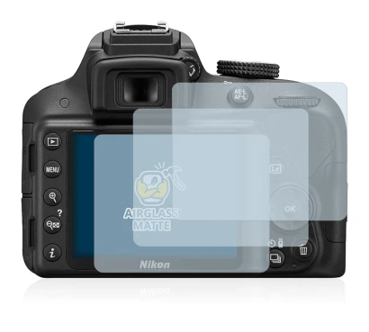 Imagen del dispositivo Nikon D3300 con una amplia variedad de protectores de pantalla.