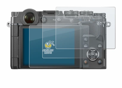 Imagen del dispositivo Olympus PEN-F con una amplia variedad de protectores de pantalla.