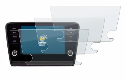 Imagen del dispositivo Skoda Amundsen Superb 2018 Infotainment System 8" con una amplia variedad de protectores de pantalla.