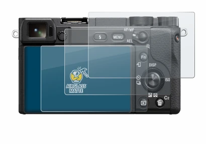 Imagen del dispositivo Sony Alpha 6400 con una amplia variedad de protectores de pantalla.