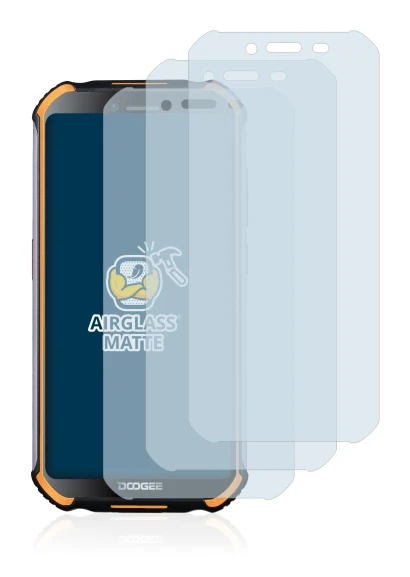 Imagen del dispositivo Doogee S40 con una amplia variedad de protectores de pantalla.