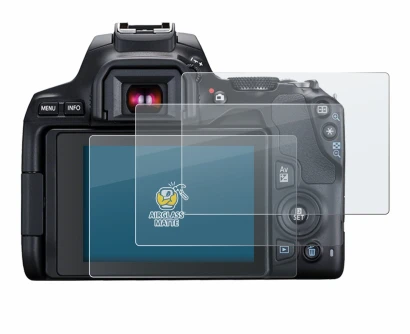 Imagen del dispositivo Canon EOS 250D con una amplia variedad de protectores de pantalla.