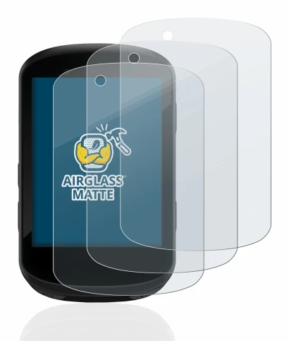 Imagen del dispositivo Garmin Edge 530 con una amplia variedad de protectores de pantalla.