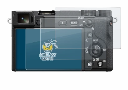 Imagen del dispositivo Sony Alpha 6100 con una amplia variedad de protectores de pantalla.