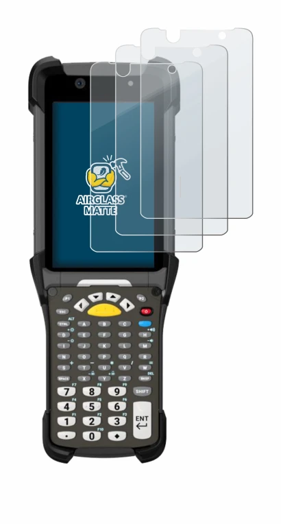 Imagen del dispositivo Zebra MC9300 con una amplia variedad de protectores de pantalla.