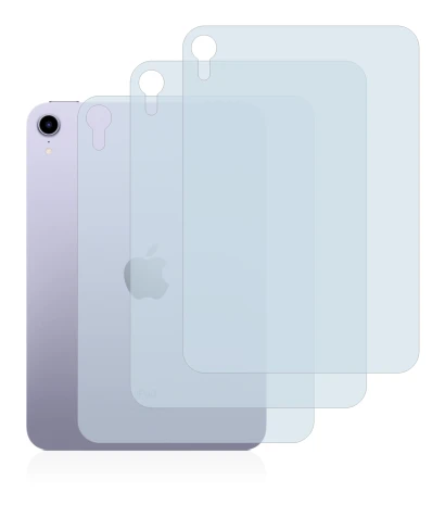 Imagen del dispositivo Apple iPad Mini 6 WiFi 2021 (6a Gen., Trasero) con una amplia variedad de protectores de pantalla.