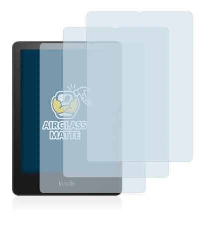 Imagen del dispositivo Amazon Kindle Paperwhite 2021 Signature Edition con una amplia variedad de protectores de pantalla.