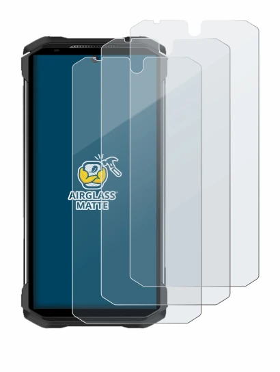 Imagen del dispositivo Doogee S98 con una amplia variedad de protectores de pantalla.