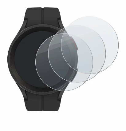 Imagen del dispositivo Samsung Galaxy Watch 5 Pro con una amplia variedad de protectores de pantalla.