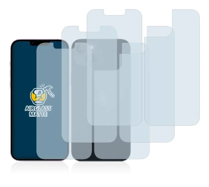 Imagen del dispositivo Apple iPhone 14 (Frontal+Trasero) con una amplia variedad de protectores de pantalla.