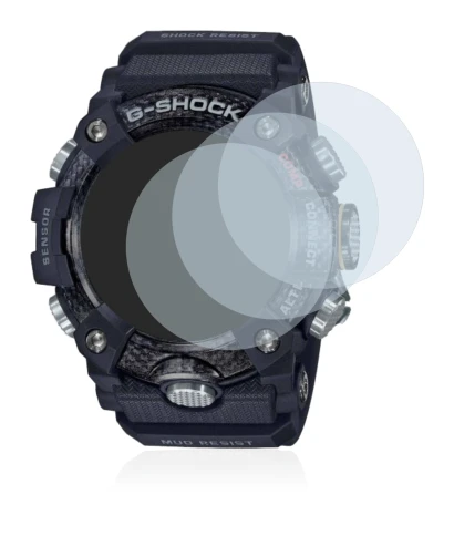 Imagen del dispositivo Casio G-Shock Mudmaster GG-B100-1AER con una amplia variedad de protectores de pantalla.