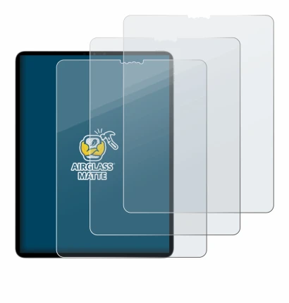 Imagen del dispositivo Apple iPad Pro 12.9" 2022 (6. Gen.) con una amplia variedad de protectores de pantalla.