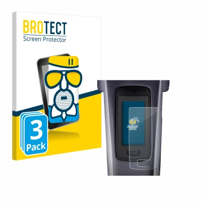 Parte frontal de un envase de producto con el logotipo de la marca BROTECT. Al lado se muestra el dispositivo TQ HPR50 E-Bike 