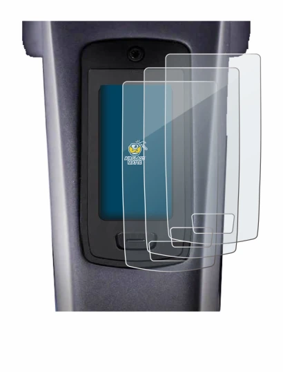 Imagen del dispositivo TQ HPR50 E-Bike System con una amplia variedad de protectores de pantalla.