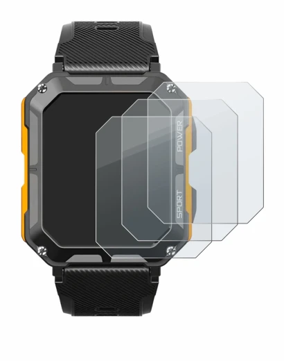 Imagen del dispositivo Njord Gear The Indestructible Smartwatch con una amplia variedad de protectores de pantalla.