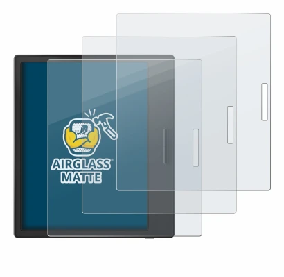Imagen del dispositivo Boox Page con una amplia variedad de protectores de pantalla.