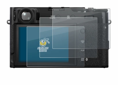 Imagen del dispositivo Fujifilm X100VI con una amplia variedad de protectores de pantalla.