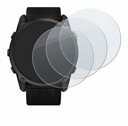 Imagen del dispositivo Garmin Enduro 3 con una amplia variedad de protectores de pantalla.