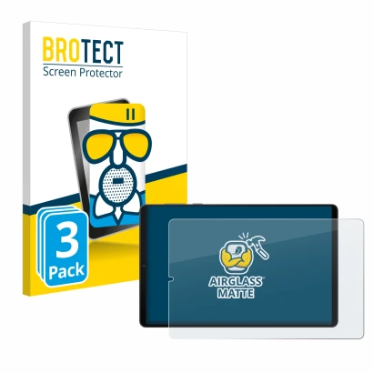 Parte frontal de un envase de producto con el logotipo de la marca BROTECT. Al lado se muestra el dispositivo Lenovo Legion Y7