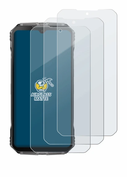 Imagen del dispositivo Doogee S Cyber con una amplia variedad de protectores de pantalla.