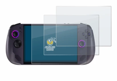 Imagen del dispositivo Lenovo Legion Go S con una amplia variedad de protectores de pantalla.