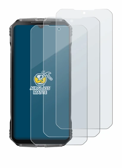 Imagen del dispositivo Doogee S Cyber Pro con una amplia variedad de protectores de pantalla.