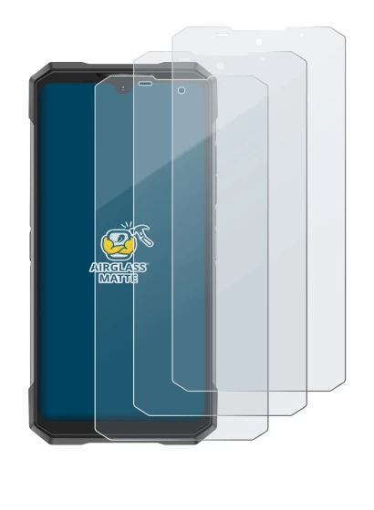 Imagen del dispositivo Doogee S200X con una amplia variedad de protectores de pantalla.