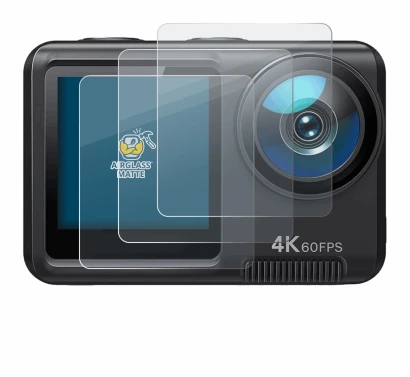 Imagen del dispositivo Wolfang GA420 con una amplia variedad de protectores de pantalla.