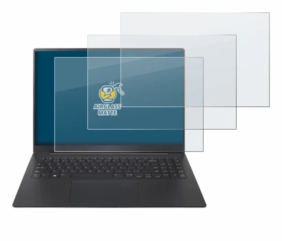 Imagen del dispositivo LG gram Pro 16 2025 con una amplia variedad de protectores de pantalla.