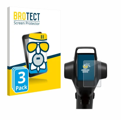 Parte frontal de un envase de producto con el logotipo de la marca BROTECT. Al lado se muestra el dispositivo Segway GT3 Pro c