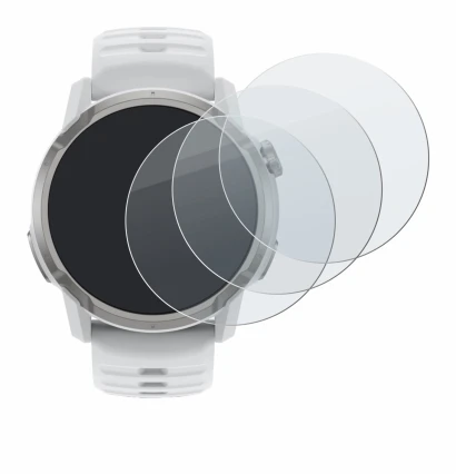 Imagen del dispositivo Coros Apex 4 (46 mm) con una amplia variedad de protectores de pantalla.